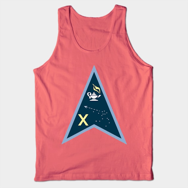 Space Force Delta 10 Logo Tank Top by Spacestuffplus